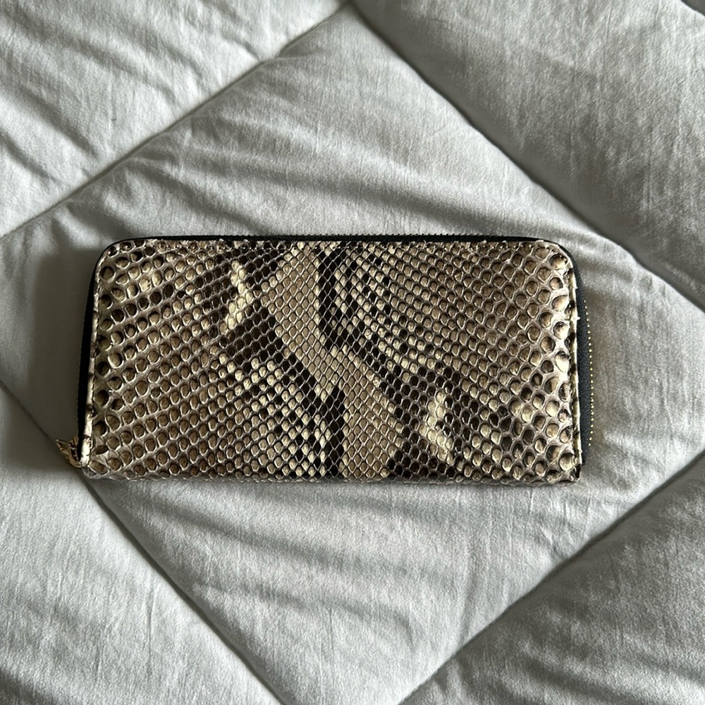 Python skin wallet / clutch - genuine!